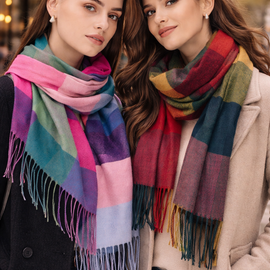 Pashmina 100% Cashmere Cuadros