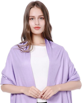 Pashmina 100% Cashmere violeta