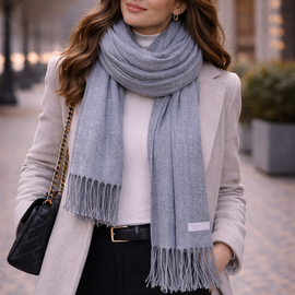 Pashmina Cashmere Mujer Jaspeada – Suave, Elegante y Abrigada