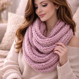 Cuello Infinito Estilo Chanel para Mujer | Elegante, Suave y Abrigador