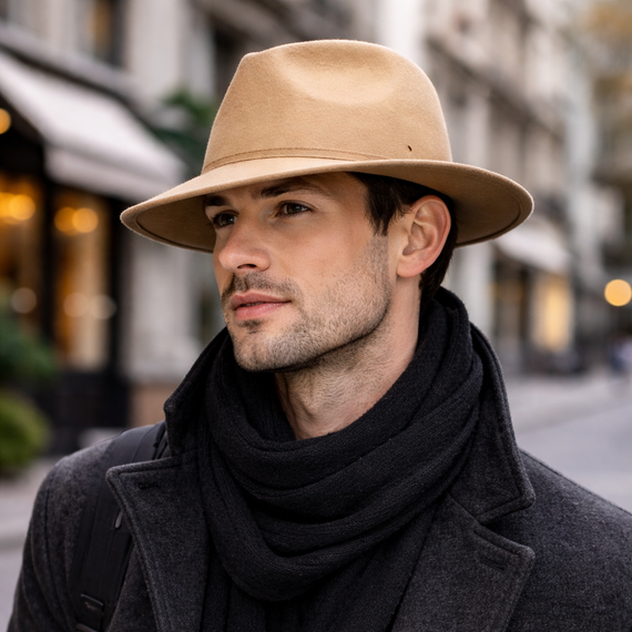 Sombrero Vaquero De Fieltro Talla 58