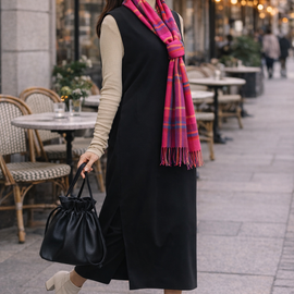 Pashmina Cashmere Con Rayas