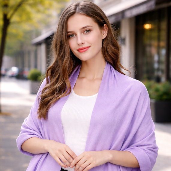 Pashmina Cashmere violeta