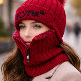 Conjunto gorro cuello super