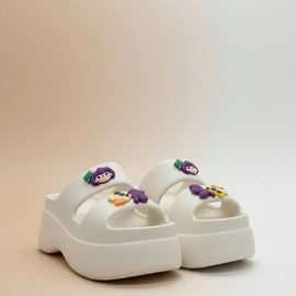 Sandalias Plataforma Con Pines Talla Duo