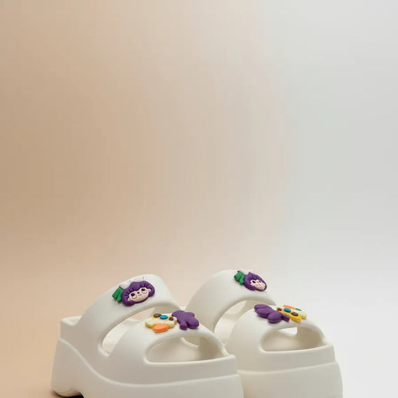 Sandalias Plataforma Con Pines Talla Duo