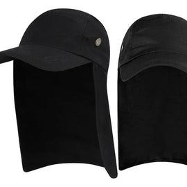 Gorro Tapa Sol Con Solapa, Ala De Sol, Gorra Ancha Par