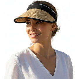 Gorro Visera Ancha De Paja Primaveral Premiun