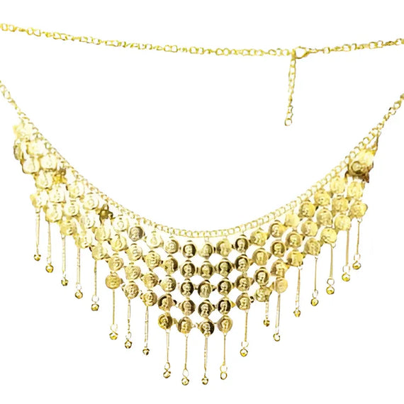 Caderin De Solo Monedas Danza Árabe Cinturón