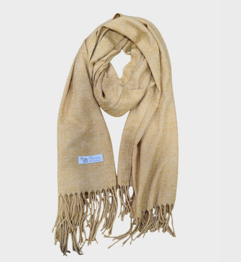 Pashmina 100% Cashmere Beige