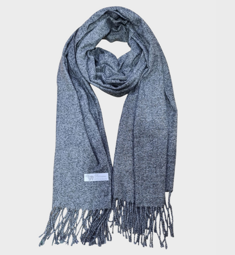 Pashmina 100% Cashmere Gris