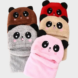 Gorro con Cuello para Niños Kawaii