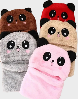 Gorro con Cuello para Niños Kawaii