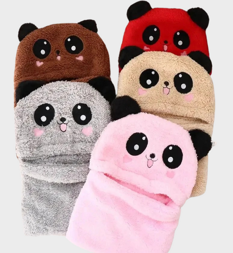Gorro con Cuello para Niños Kawaii