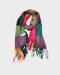 Pashmina 100% Cashmere CUADROS