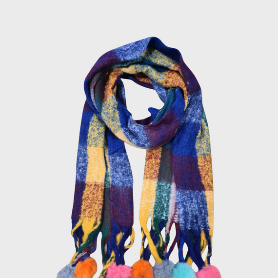 Echarpe con Pompones