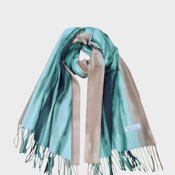 Pashmina  Cashmere Desteñida