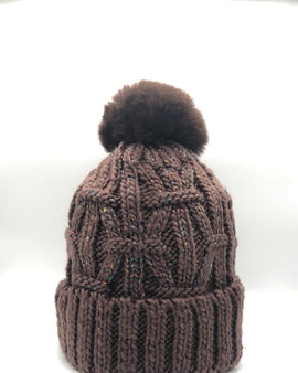 Gorro lana cuadros