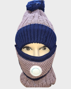 Conjunto Invierno 3 en 1 : gorro cuello y mascarilla