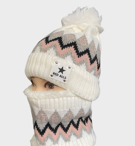 Conjunto gorro cuello red alls