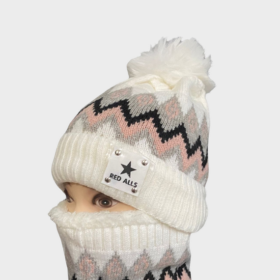 Conjunto gorro cuello red alls