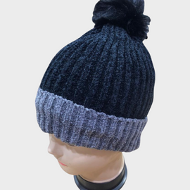 Gorro chenille bicolor