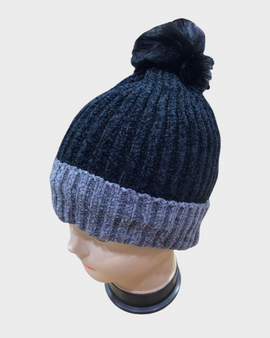 Gorro chenille bicolor