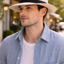 Sombrero Tipo Panameño - Estilo Clásico Talla 58