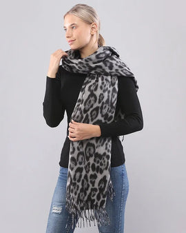 Pashmina 100% Cashmere ANIMAL PRINT