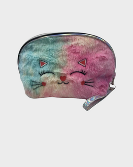 Cosmetiquero Gatito Peludo Arcoiris